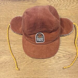 Brown Corduroy Kids Hat